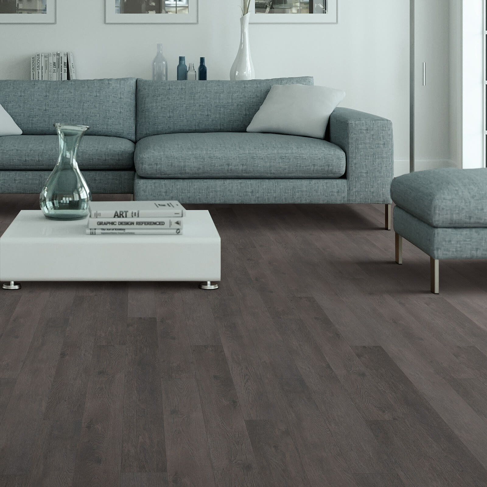 Living room vinyl floor | LeClaire Flooring