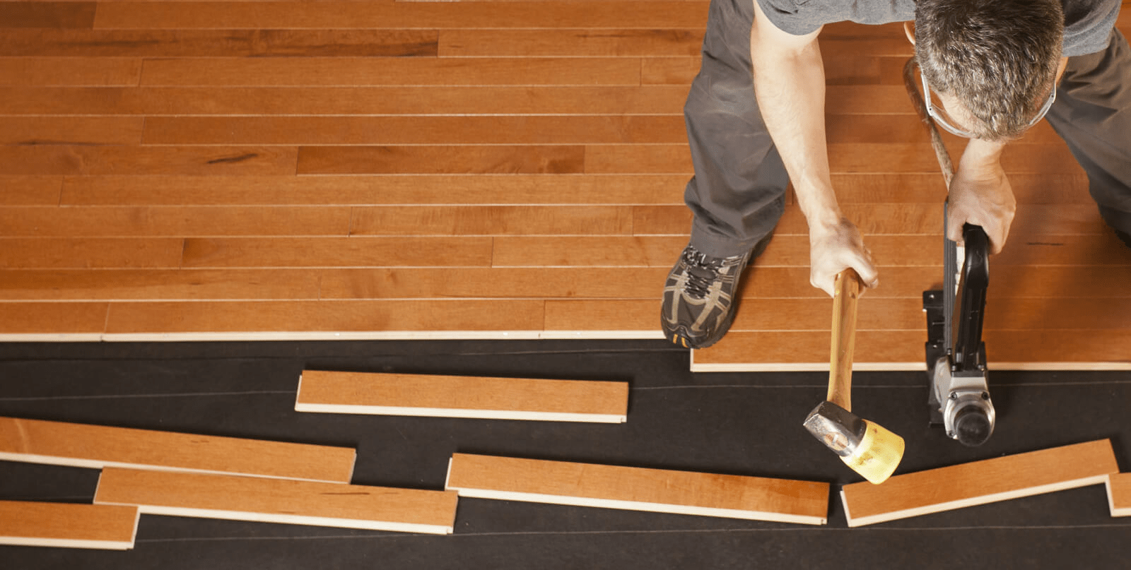 Hardwood installation | LeClaire Flooring